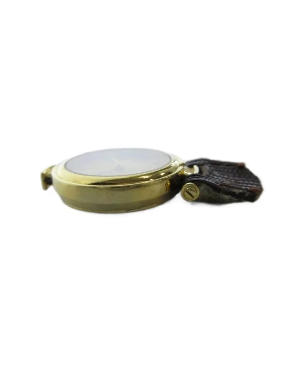 Dior Watch Quartz Case Only Roman Logo Gold